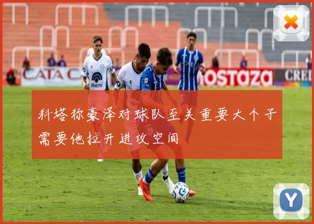 科塔称豪泽对球队至关重要大个子需要他拉开进攻空间
